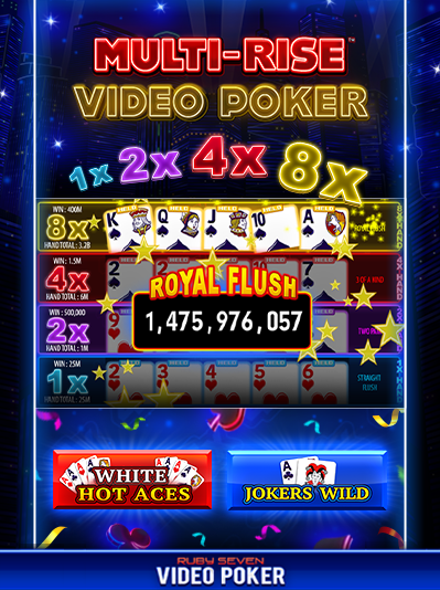 MULTI-RISE VIDEO POKER